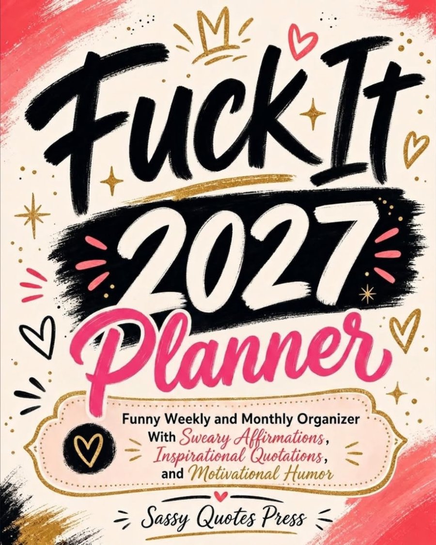 2027 Fuck It Planner cover