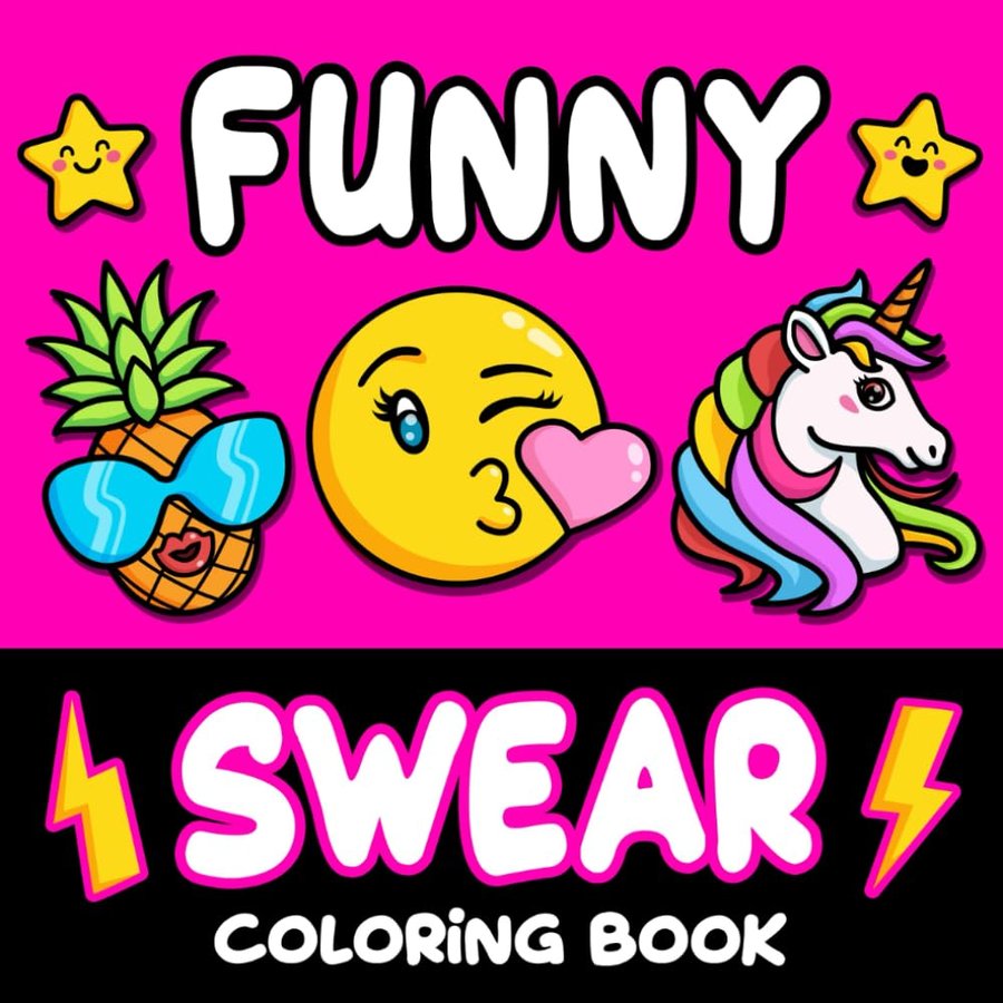 Funny Swear Coloring Book cover