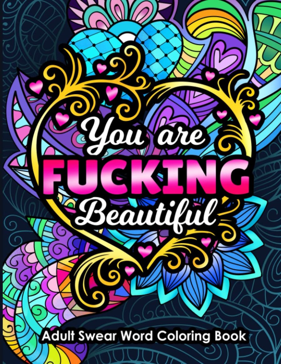 Adult Swear Word Coloring Book You Are Fucking Beautiful cover